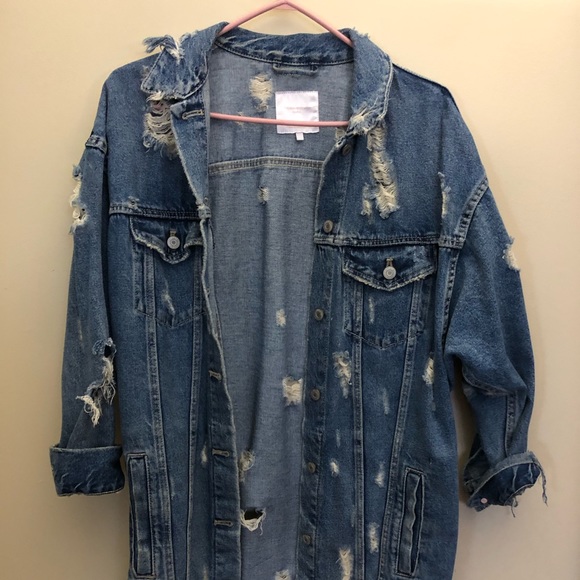 Denim Jacket distressed - Picture 3 of 4